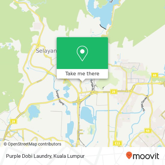 Purple Dobi Laundry map