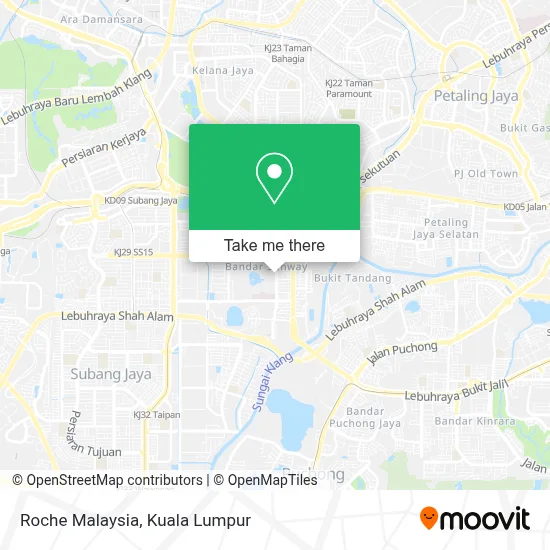 Roche Malaysia map