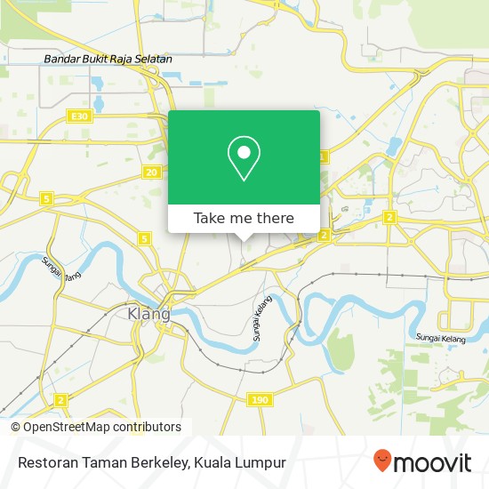 Restoran Taman Berkeley map