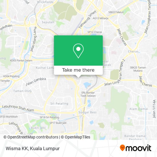 Wisma KK map