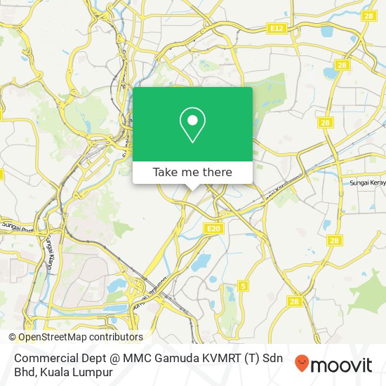 Commercial Dept @ MMC Gamuda KVMRT (T) Sdn Bhd map