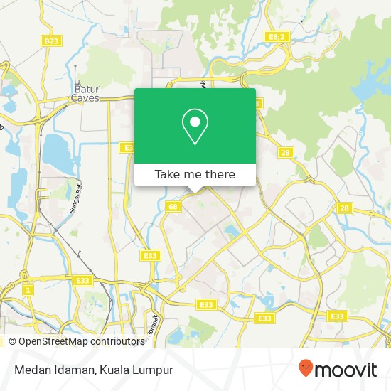 Medan Idaman map