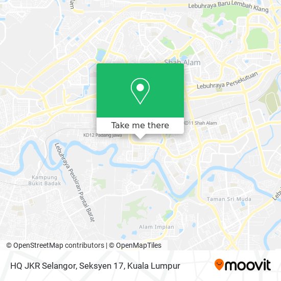 Peta HQ JKR Selangor, Seksyen 17
