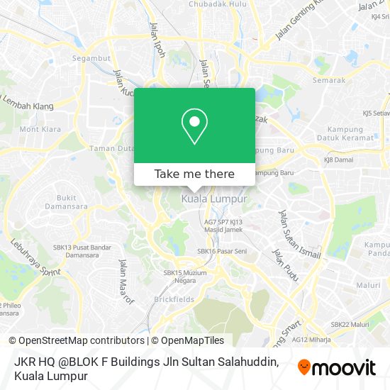 Peta JKR HQ @BLOK F Buildings Jln Sultan Salahuddin