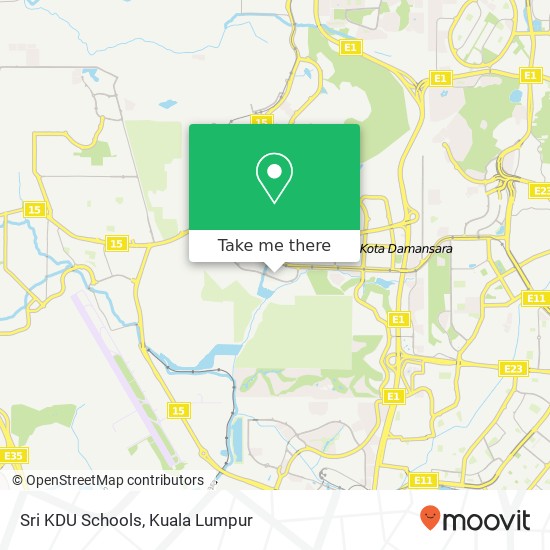 Peta Sri KDU Schools