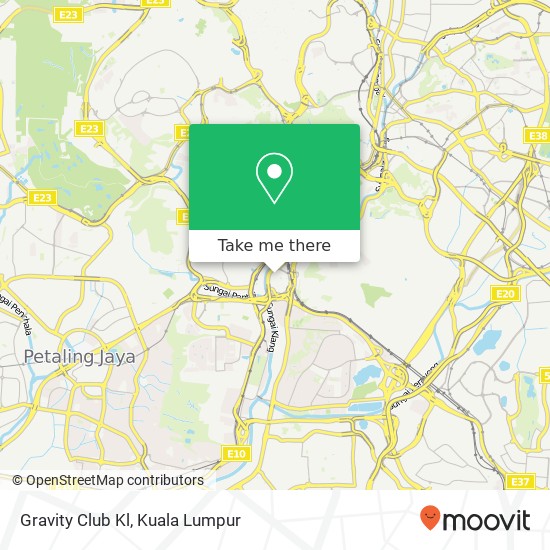 Gravity Club Kl map