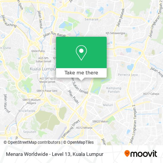 Menara Worldwide - Level 13 map