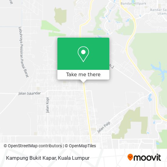 Kampung Bukit Kapar map