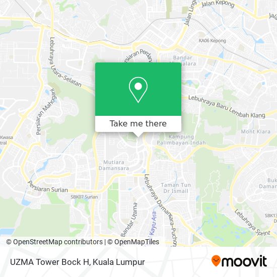 UZMA Tower Bock H map