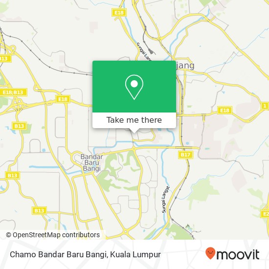 Peta Chamo Bandar Baru Bangi