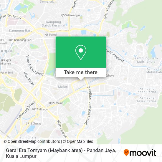 Gerai Era Tomyam (Maybank area) - Pandan Jaya map