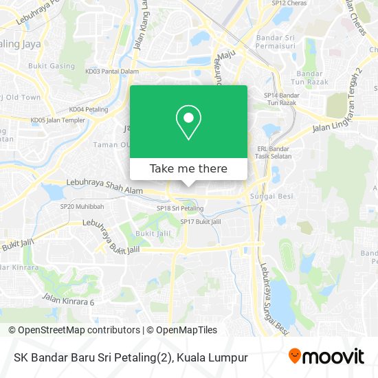 Peta SK Bandar Baru Sri Petaling(2)