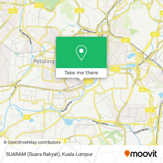 SUARAM (Suara Rakyat) map