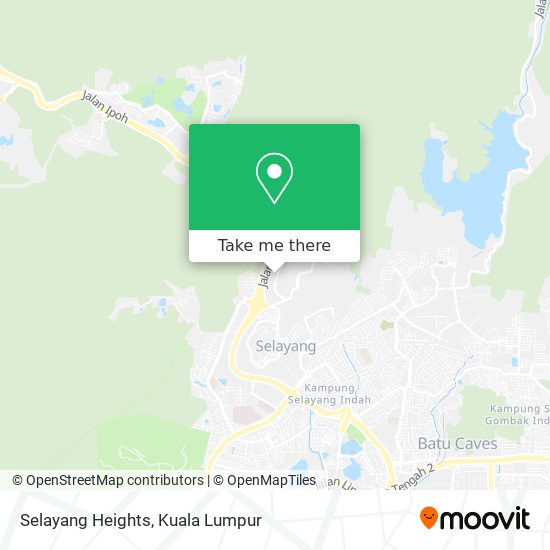 Selayang Heights map