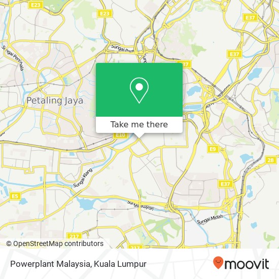 Powerplant Malaysia map