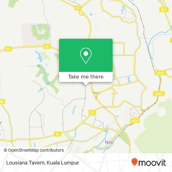 Lousiana Tavern map
