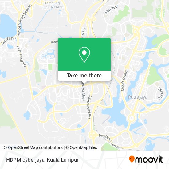 HDPM cyberjaya map