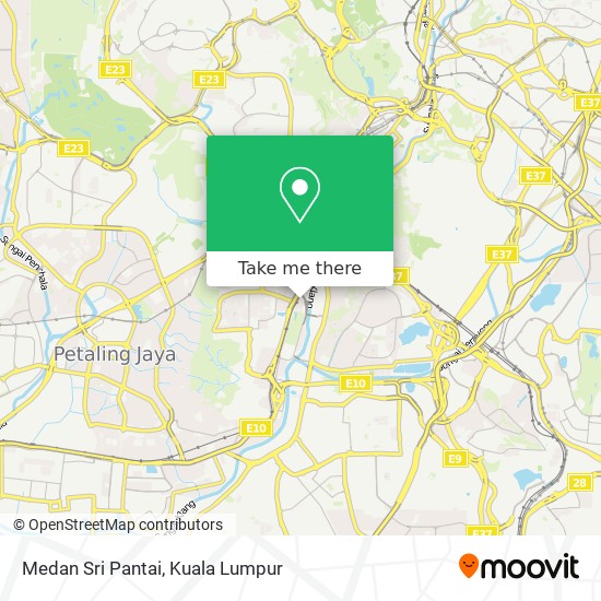 Medan Sri Pantai map