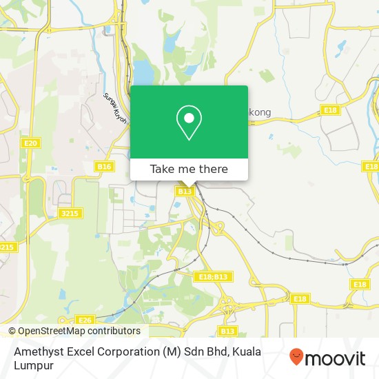 Amethyst Excel Corporation (M) Sdn Bhd map