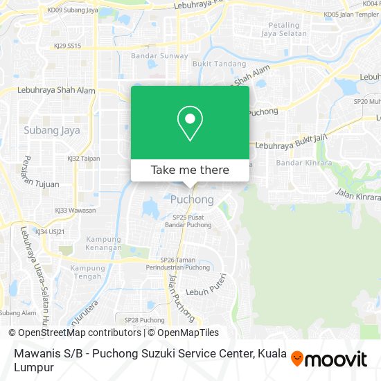 Mawanis S / B - Puchong Suzuki Service Center map