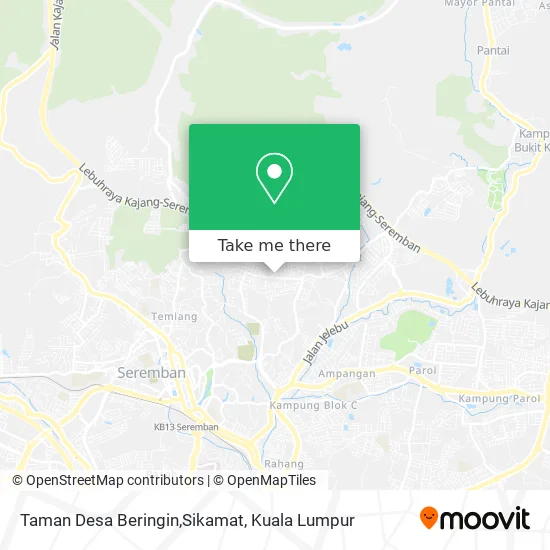 Taman Desa Beringin,Sikamat map