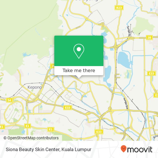 Siona Beauty Skin Center map