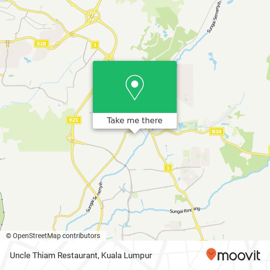 Uncle Thiam Restaurant map
