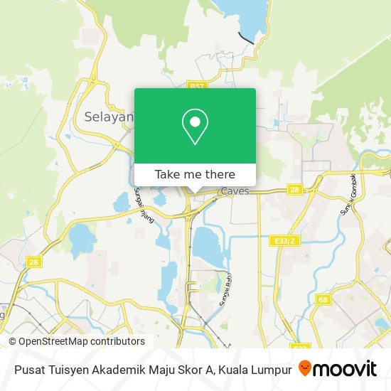 Pusat Tuisyen Akademik Maju Skor A map