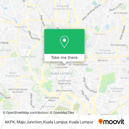 Peta AKPK, Maju Junction, Kuala Lumpur