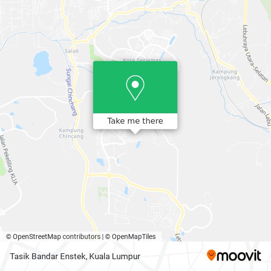 Tasik Bandar Enstek map