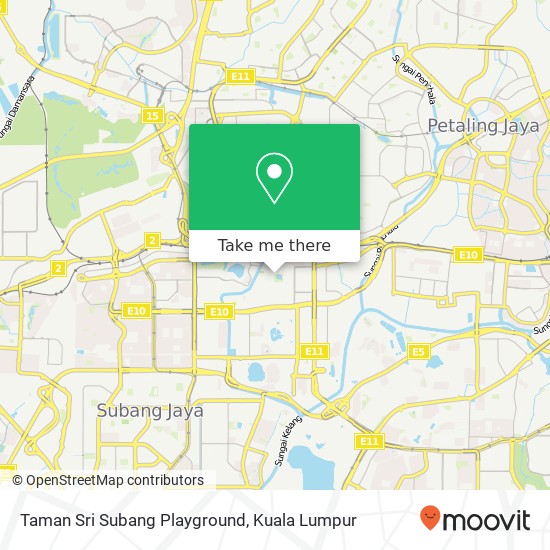 Peta Taman Sri Subang Playground