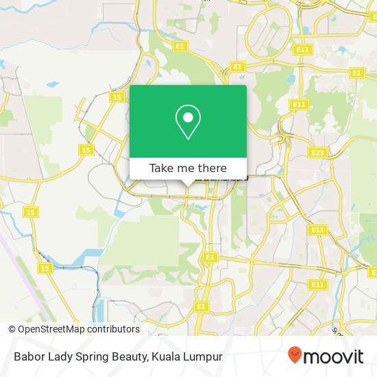 Babor Lady Spring Beauty map