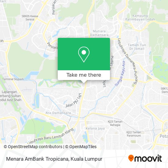 Menara AmBank Tropicana map