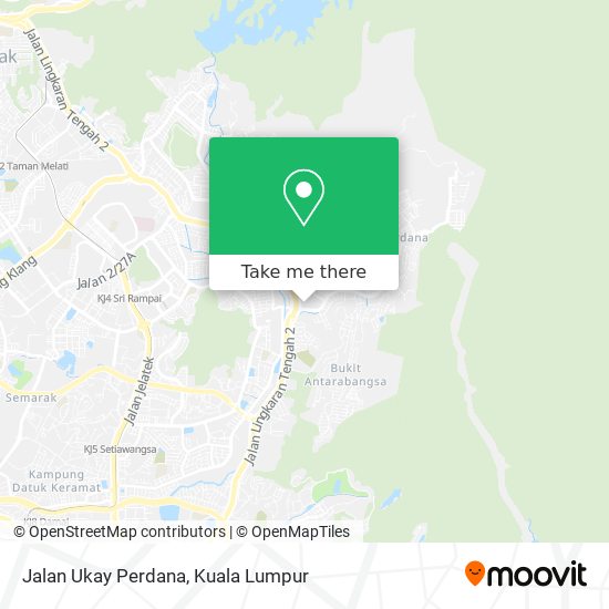 Jalan Ukay Perdana map