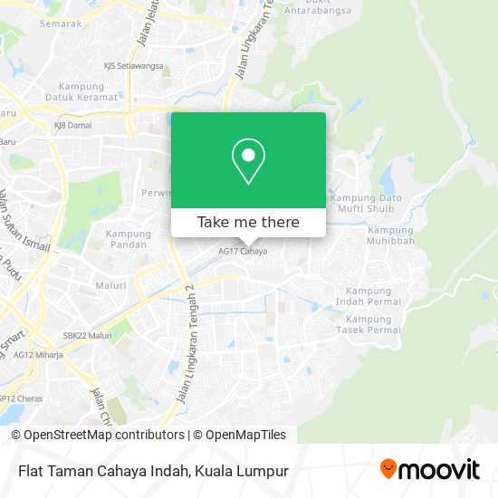 Flat Taman Cahaya Indah map