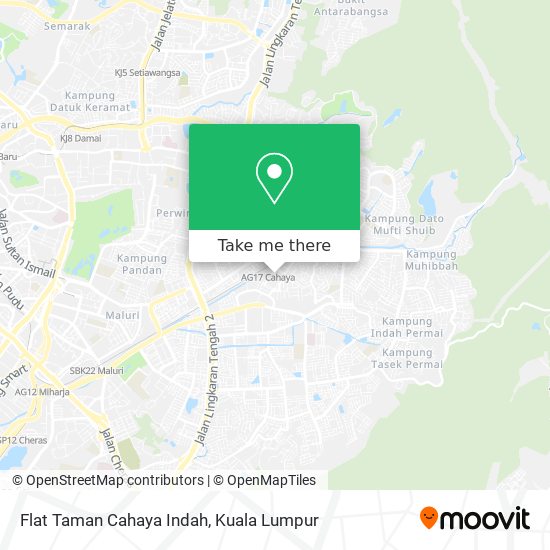 Peta Flat Taman Cahaya Indah