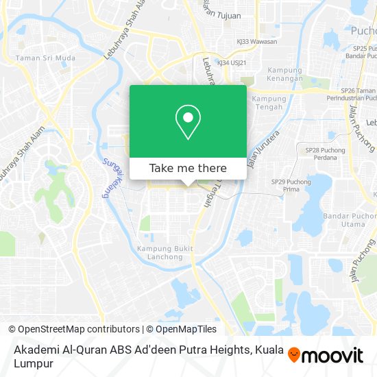 Akademi Al-Quran ABS Ad'deen Putra Heights map