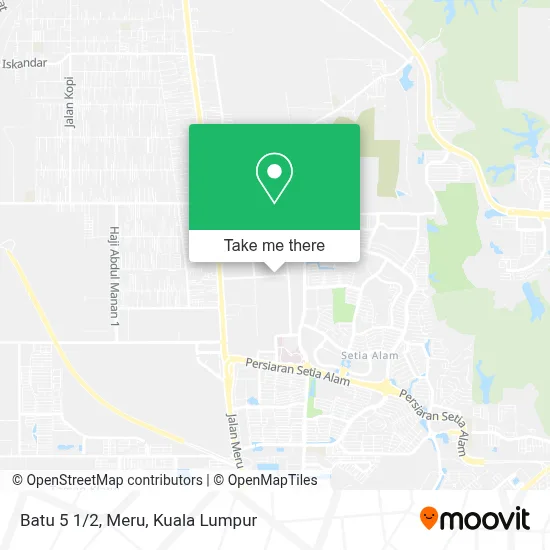 Batu 5 1/2, Meru map
