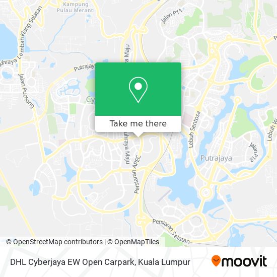 DHL Cyberjaya EW Open Carpark map