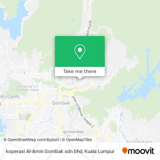 koperasi Al-Amin Gombak sdn bhd map