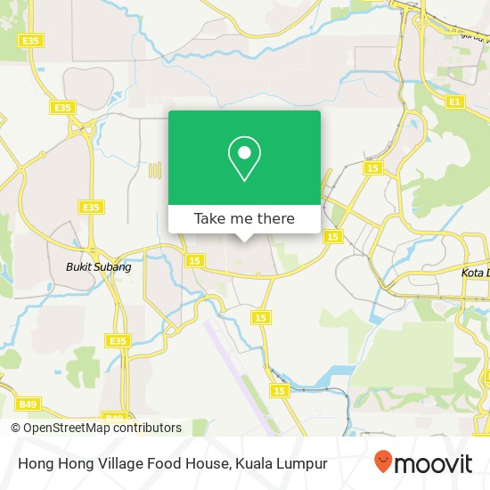 Hong Hong Village Food House map