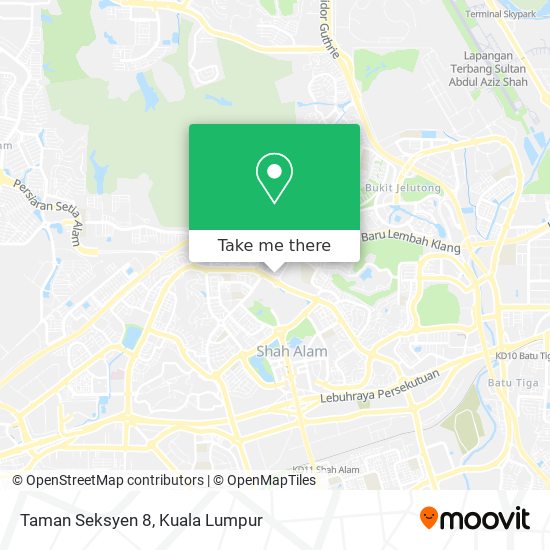 Peta Taman Seksyen 8