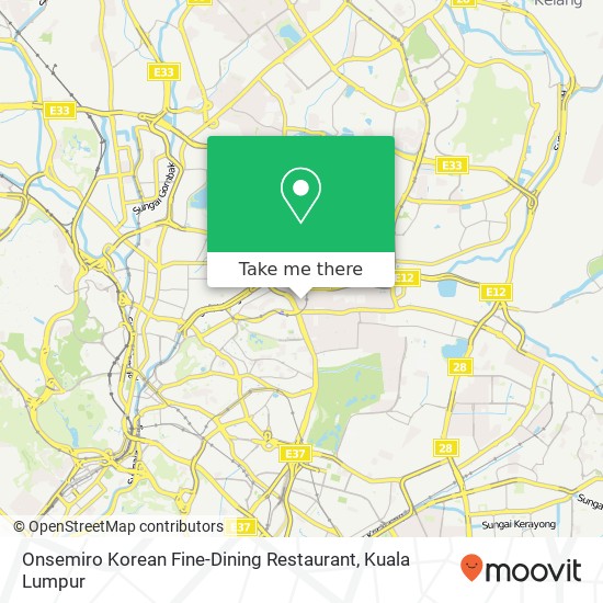 Onsemiro Korean Fine-Dining Restaurant map