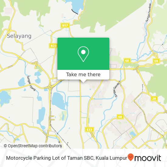 Motorcycle Parking Lot of Taman SBC map