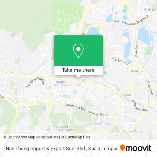 Nan Thong Import & Export Sdn. Bhd. map