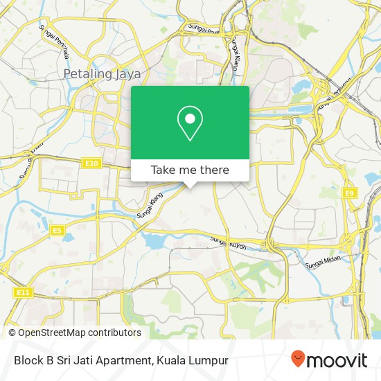 Block B Sri Jati Apartment map