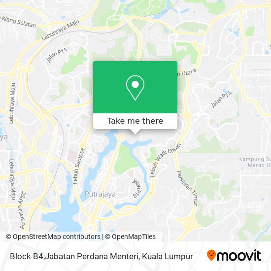 Block B4,Jabatan Perdana Menteri map