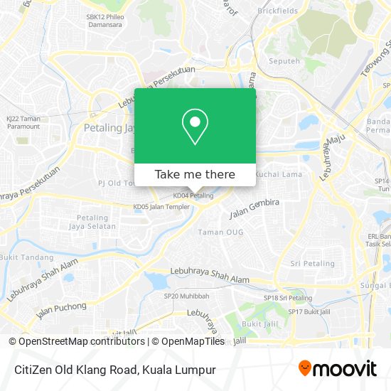 CitiZen Old Klang Road map