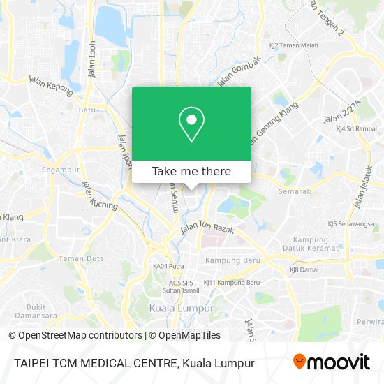TAIPEI TCM MEDICAL CENTRE map