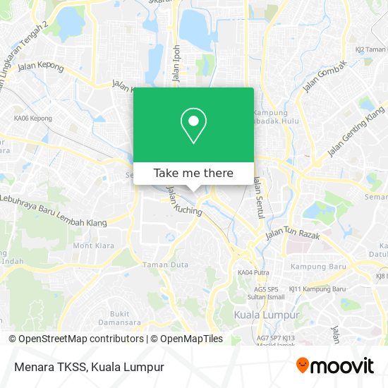 Menara TKSS map